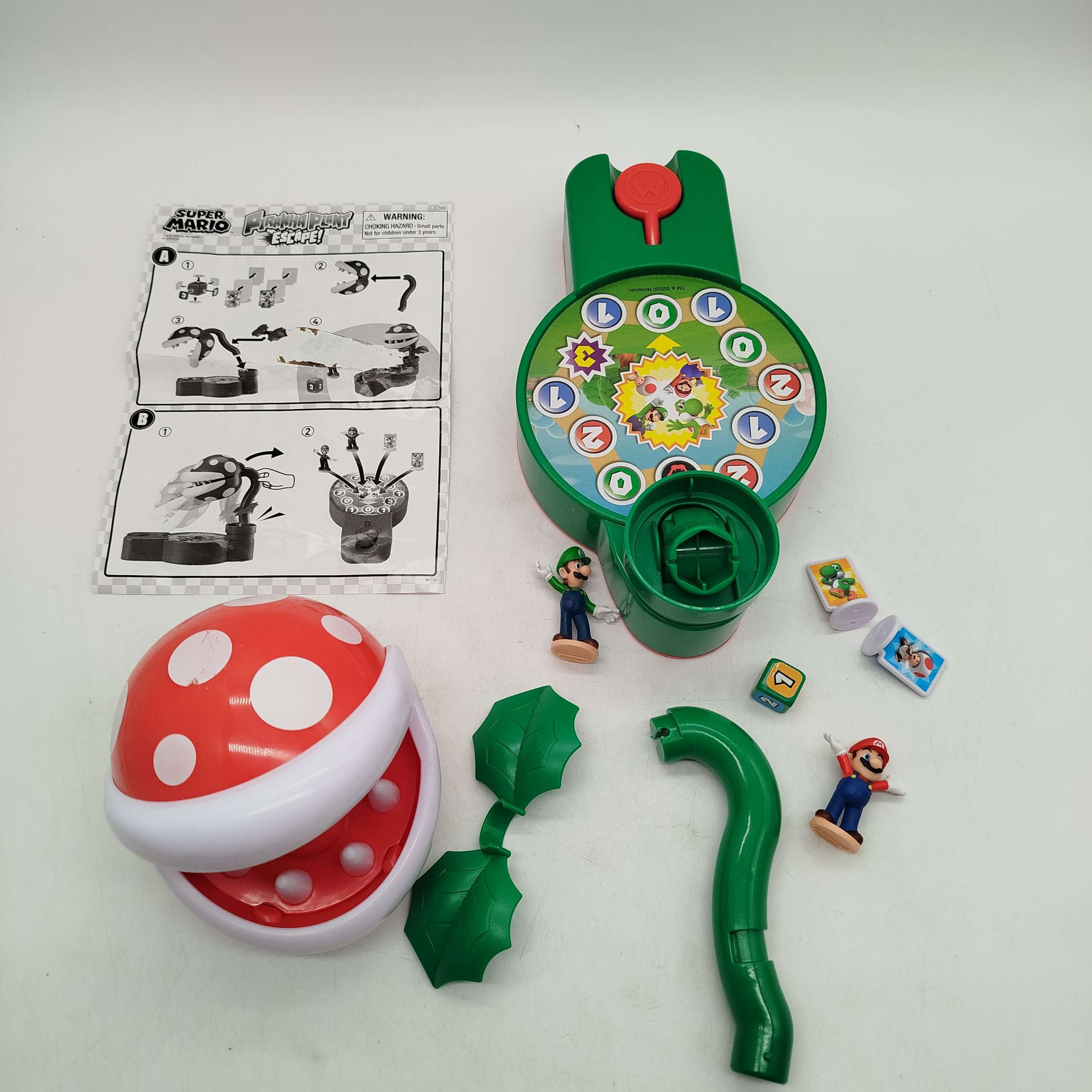 Epoch Super Mario Piranha Plant Brettspiel gebraucht ab 3 Jahre