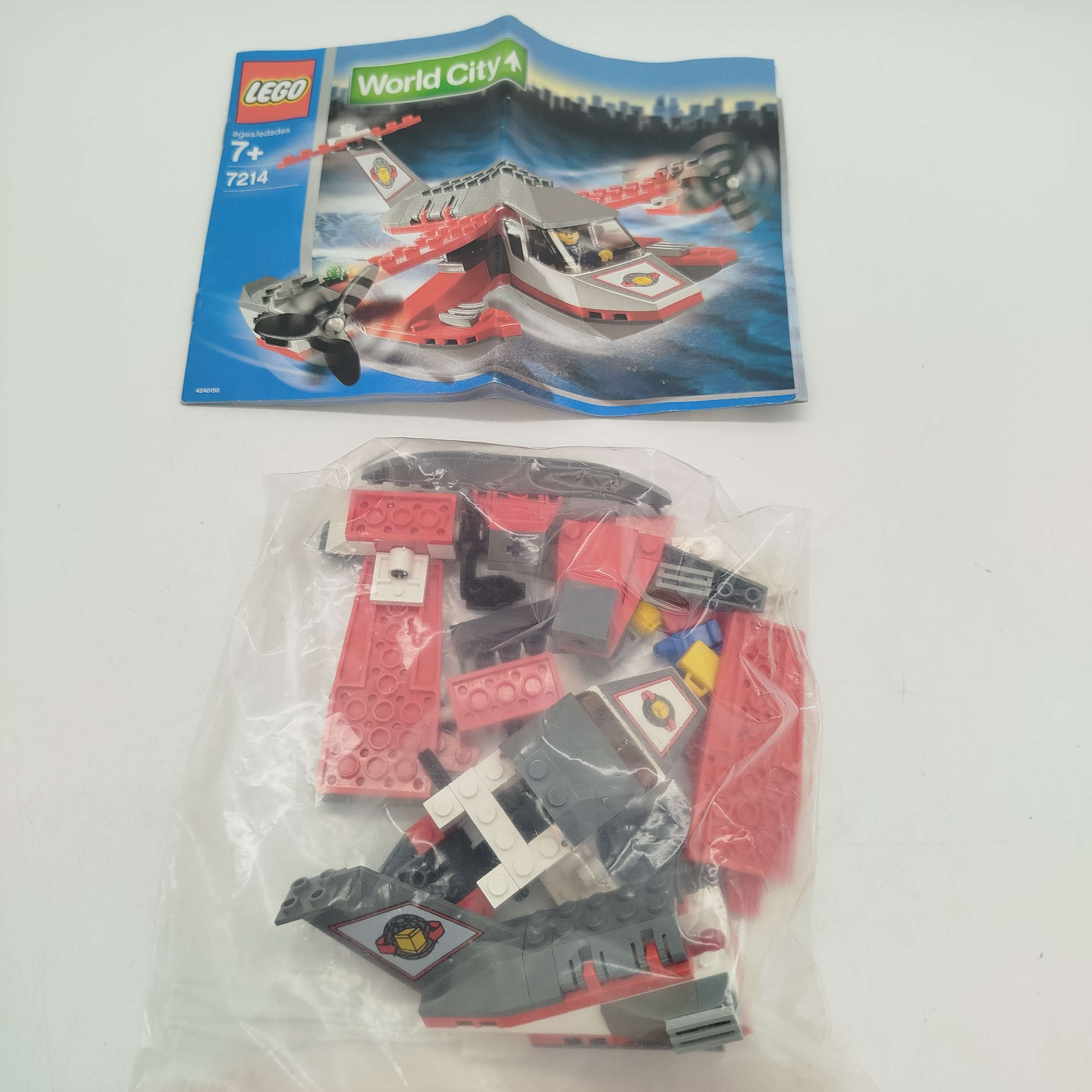 LEGO Seaplane 7214 ✈️🌤️ Wasserflugzeug, gebraucht, ab 6 7 8 Jahre | ✅ geprüft