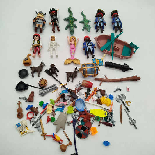 Playmobil Bundle Piraten Figuren & Boot gebraucht ab 6 7 8 Jahre | ✅ geprüft