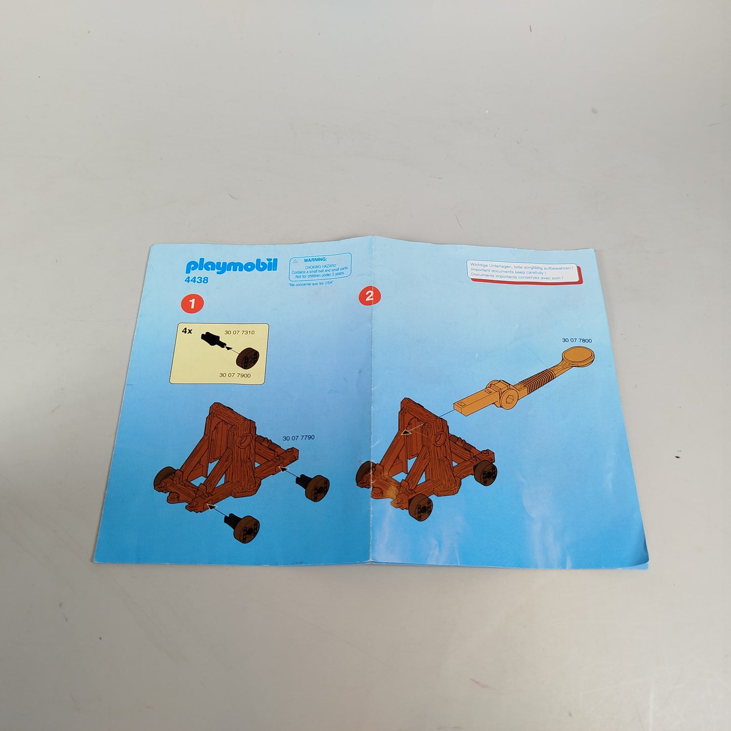 Playmobil Angriffskatapult mit Rittern- Set 4438
