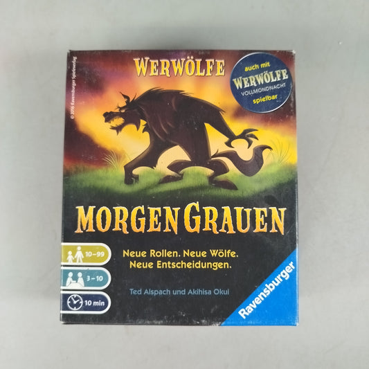 Ravensburger Werwölfe MorgenGrauen 26729 Kartenspiel Neuwertig