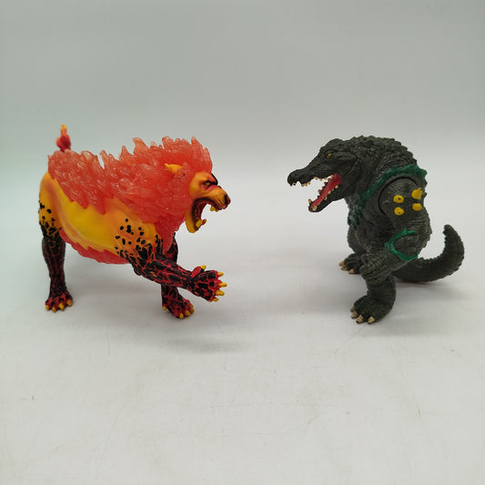 Schleich Bundle 2x Feuerlöwe & Godzilla Figuren ab 6 7 8 Jahre | ✅ geprüft