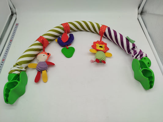 Flexibler Baby-Spielbogen mit bunten Hängefiguren