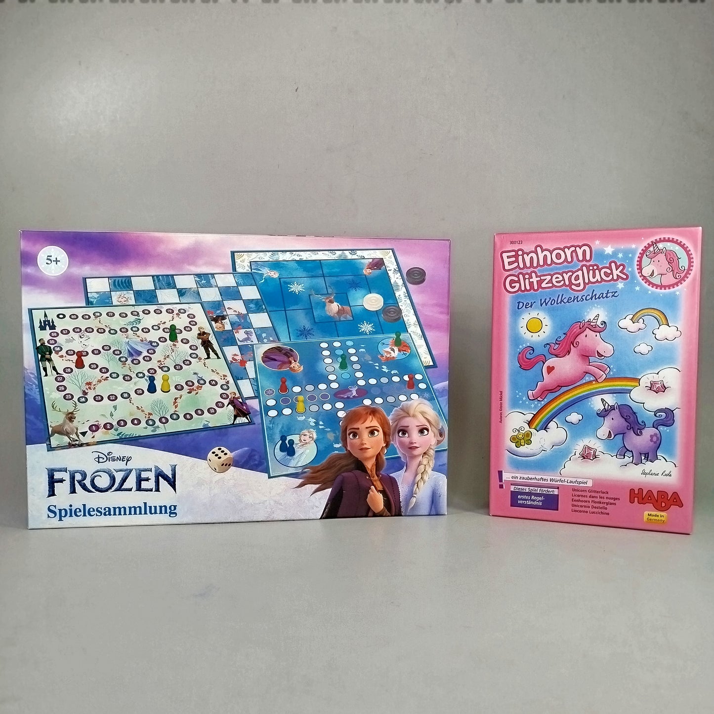 Verschiedene Marken Spielebundle Einhorn Glitzerglück & Frozen Spielesammlung