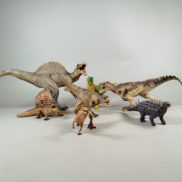 Papo Dinosaurier Figuren Set von 7 – detailreiche Dino Sammlerfiguren