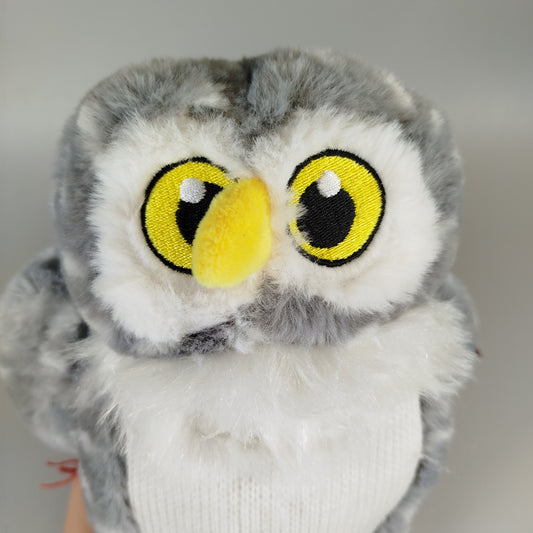 Knitty Friends Kuscheltier Eule – weich & detailreich