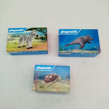 Playmobil Bundle Zoo Set von 5 Zebra&Seekuh, Neu, ab 3 4 5 Jahre | ✅ geprüft