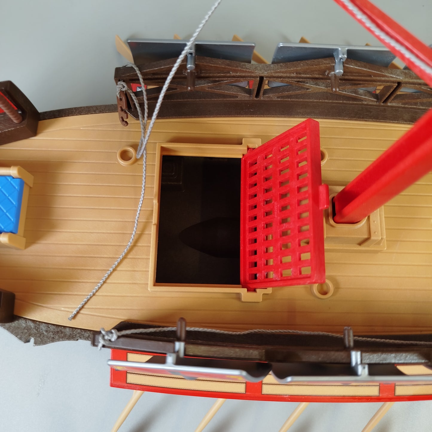 PLAYMOBIL Spielzeug-Römerschiff mit Segel und Ruder