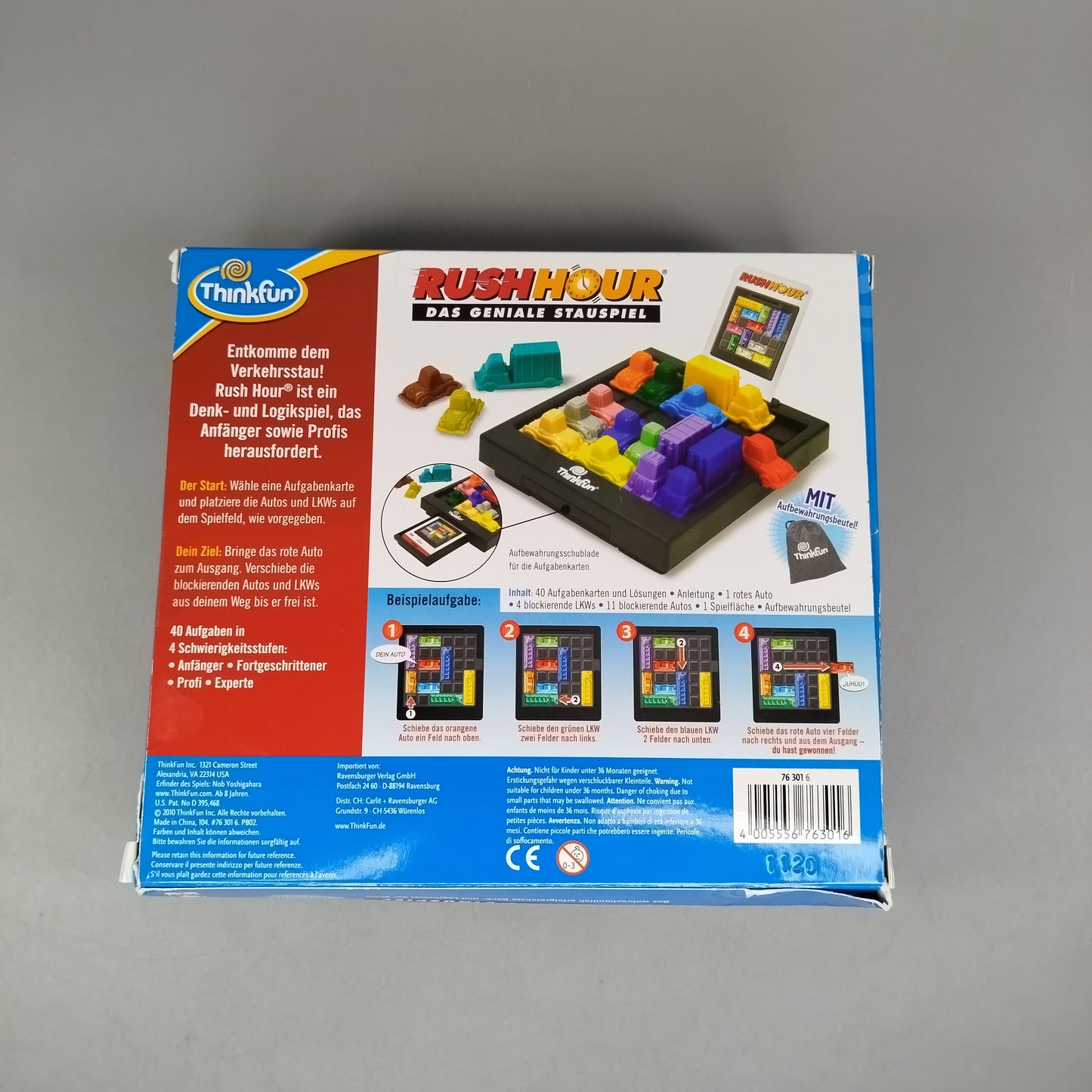 ThinkFun Rush Hour 🚗💥 Logikspiel, gebraucht, ab 6 7 8 Jahre | ✅ geprüft