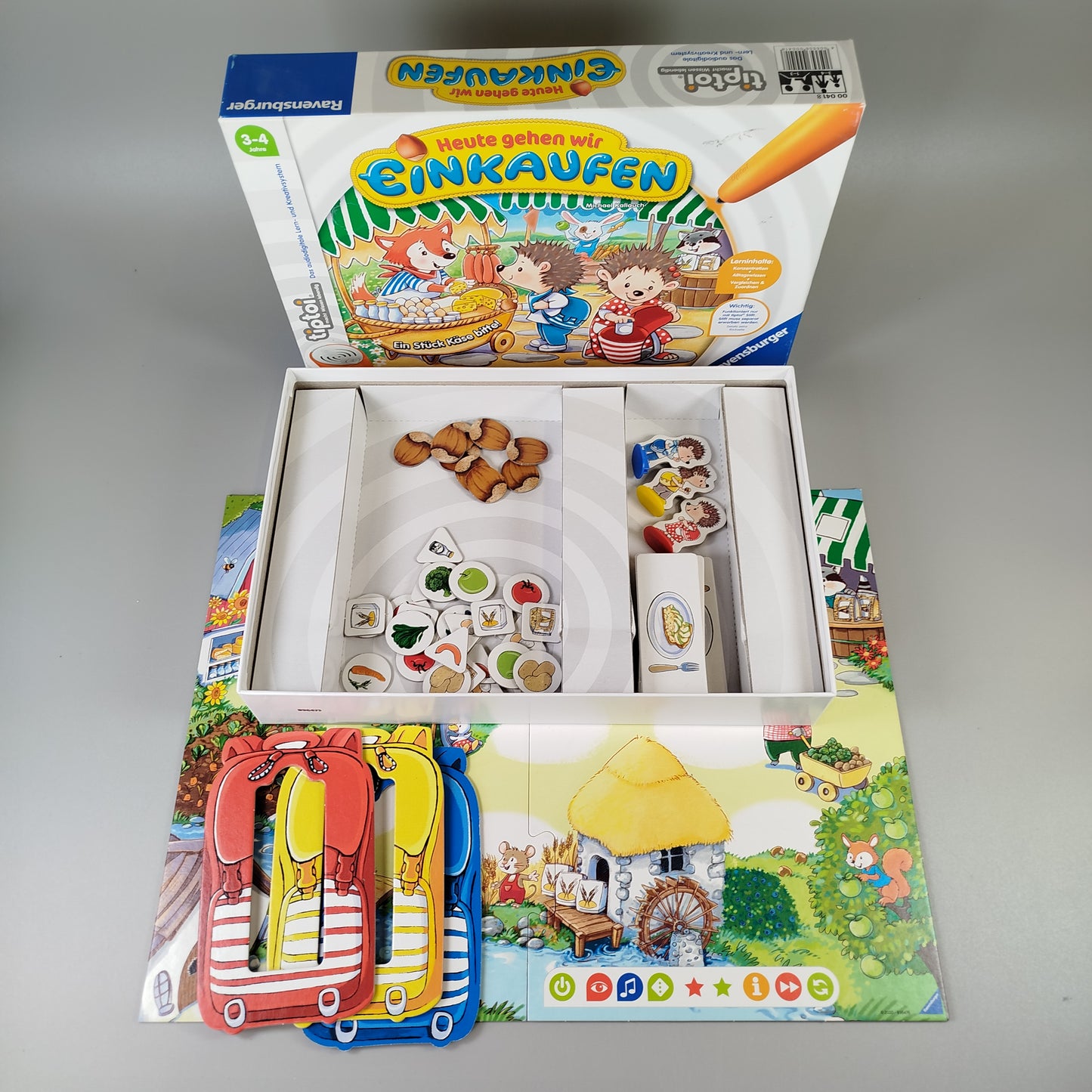 Ravensburger Tiptoi Lernspiele - Heute gehen wir einkaufen & Zoo-Puzzle