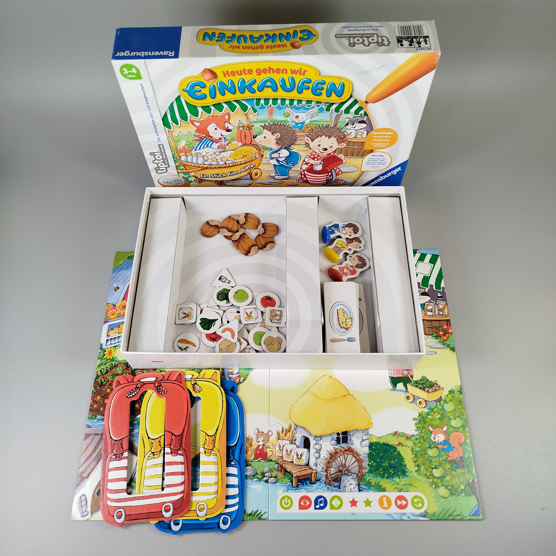 Ravensburger Tiptoi Lernspiele - Heute gehen wir einkaufen & Zoo-Puzzle