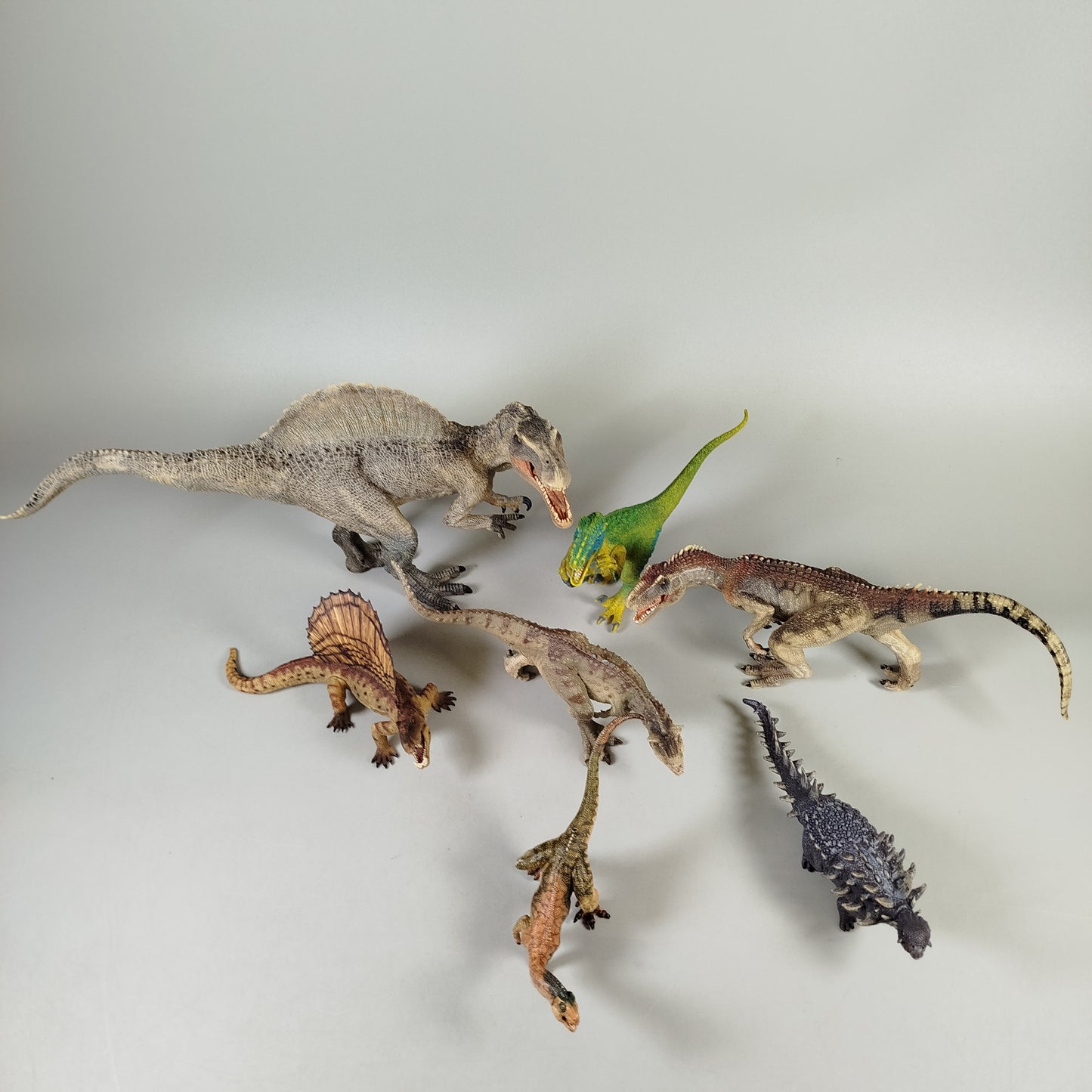 Papo Dinosaurier Figuren Set von 7 – detailreiche Dino Sammlerfiguren