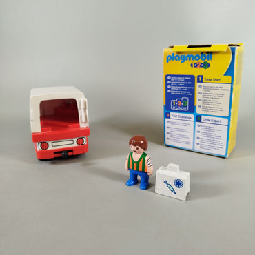 Playmobil 1.2.3 Krankenwagen und Set 70408, OVP
