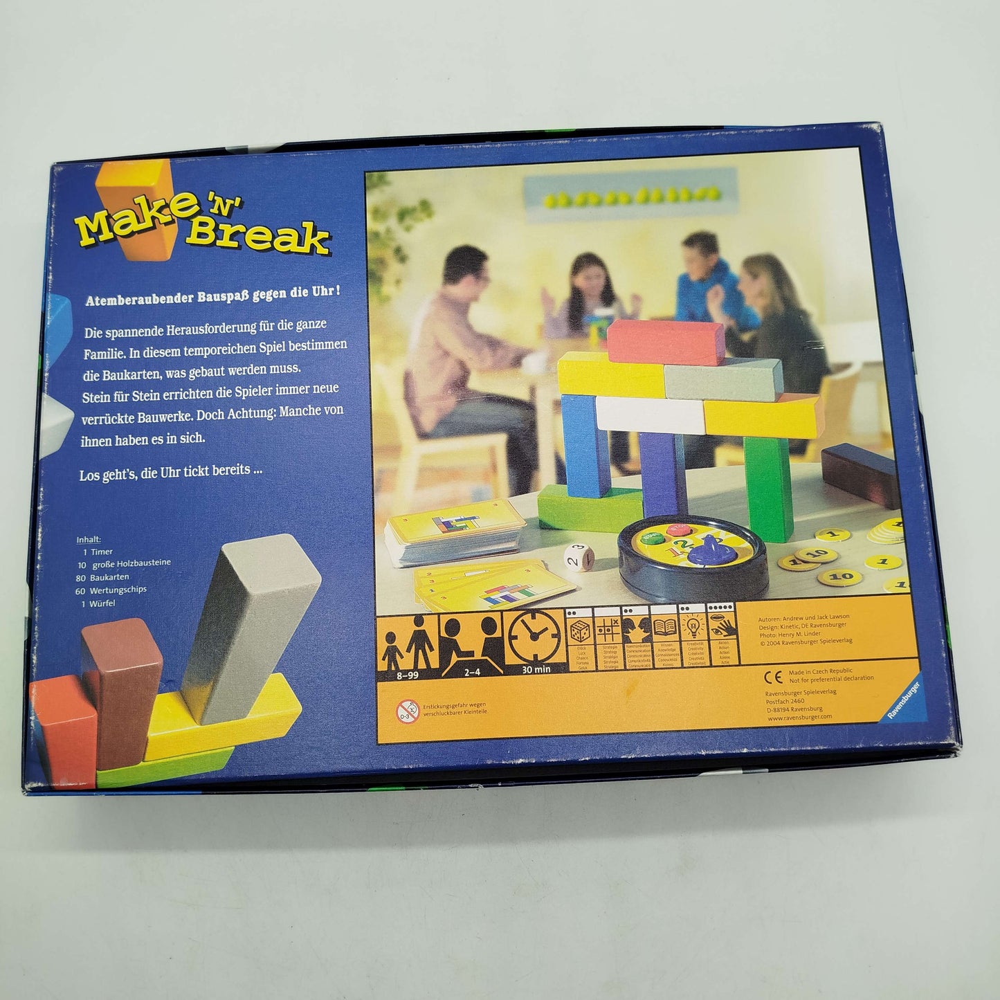 Ravensburger Make 'n' Break Brettspiel, gebraucht, ab 6 7 8 Jahre | ✅ geprüft