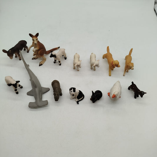 Schleich Bundle Set von 14 Tierfiguren, gebraucht, ab 3 4 5 Jahre | ✅ geprüft
