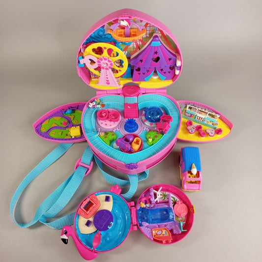 Polly Pocket Spielset – Freizeitpark & Tropenwelt Set