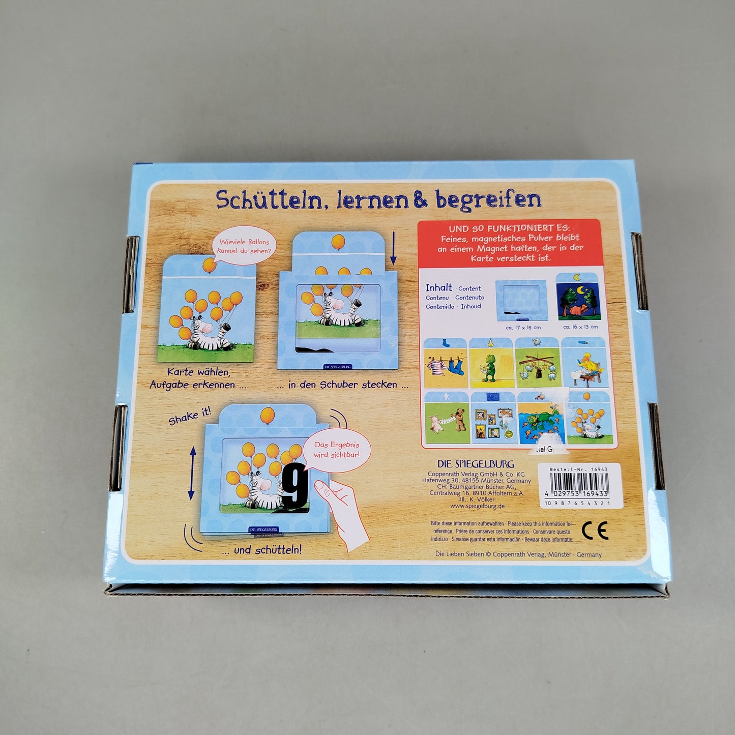 Die Lieben Sieben Magnet-Spiel Zählen & Schütteln, wie neu, ab 3 Jahre