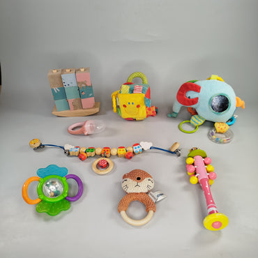 Baby-Spielzeugset – Motorik & Sensorik Konvolut