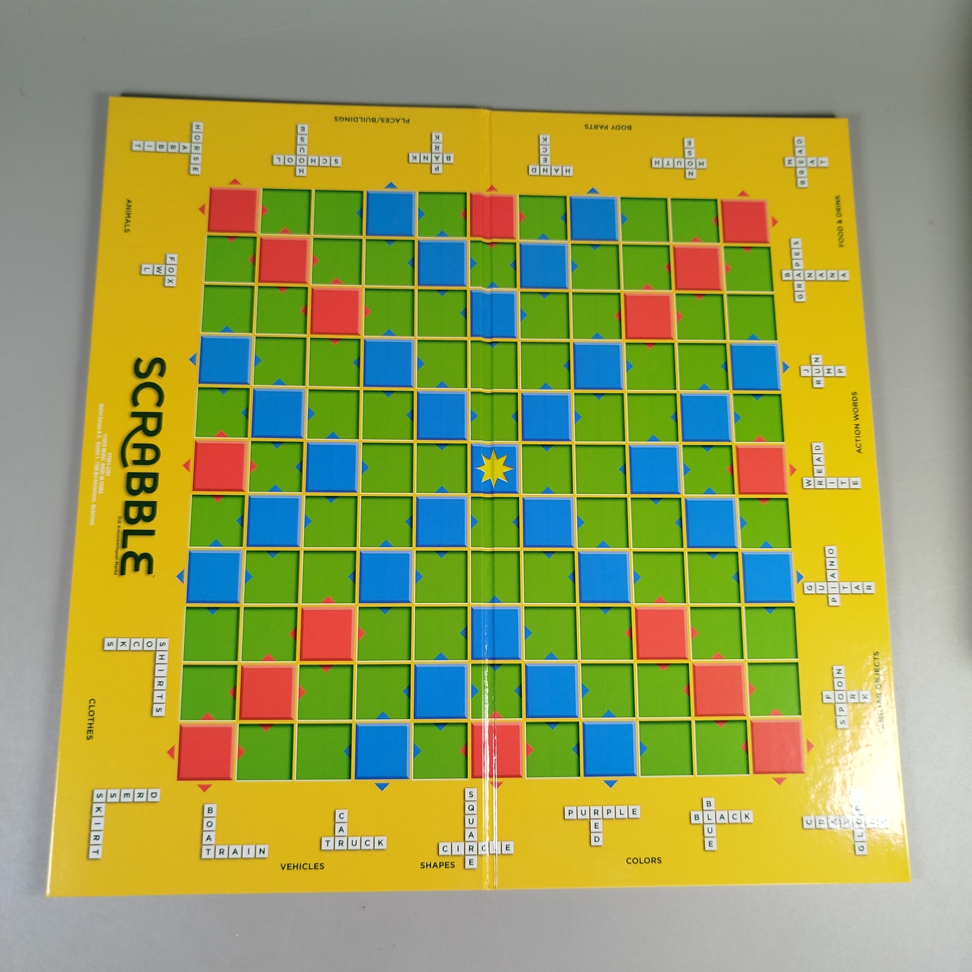 Scrabble Practice & Play Lernspiel Englisch Brettspiel, wie neu
