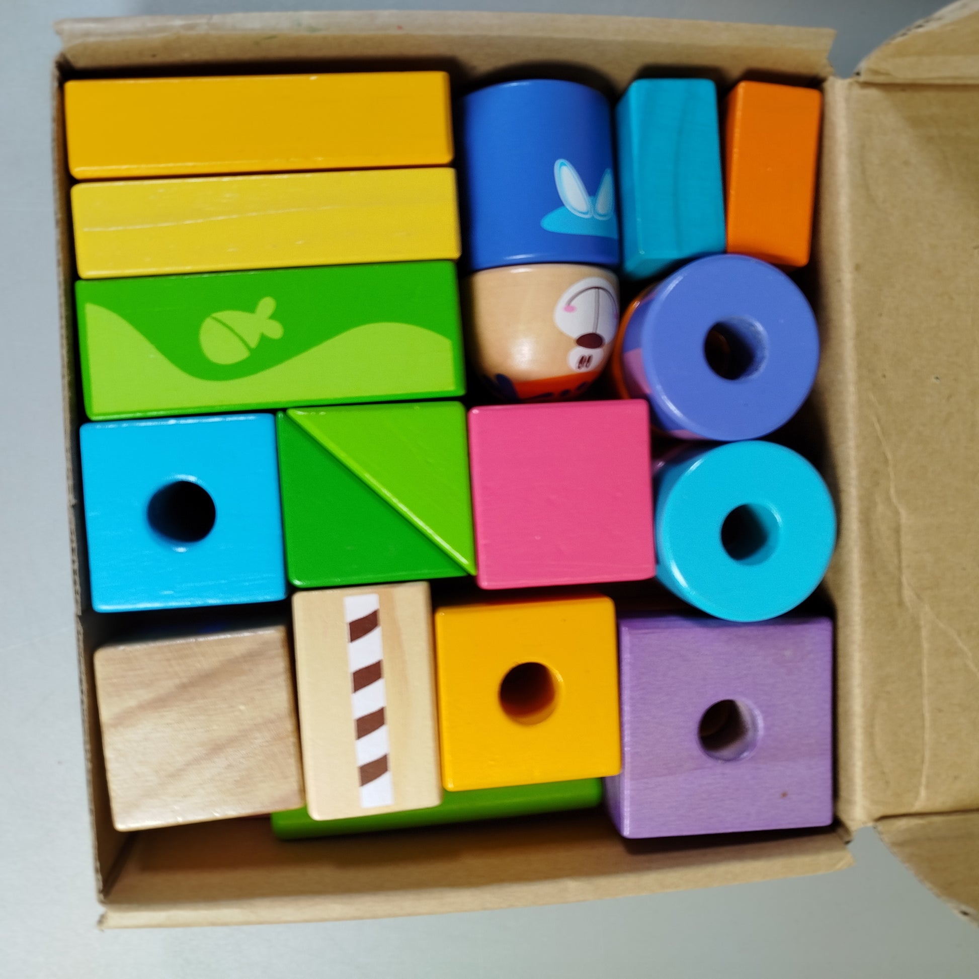 Chicco Holzbauklötze und Tier-Puzzle Set, OVP