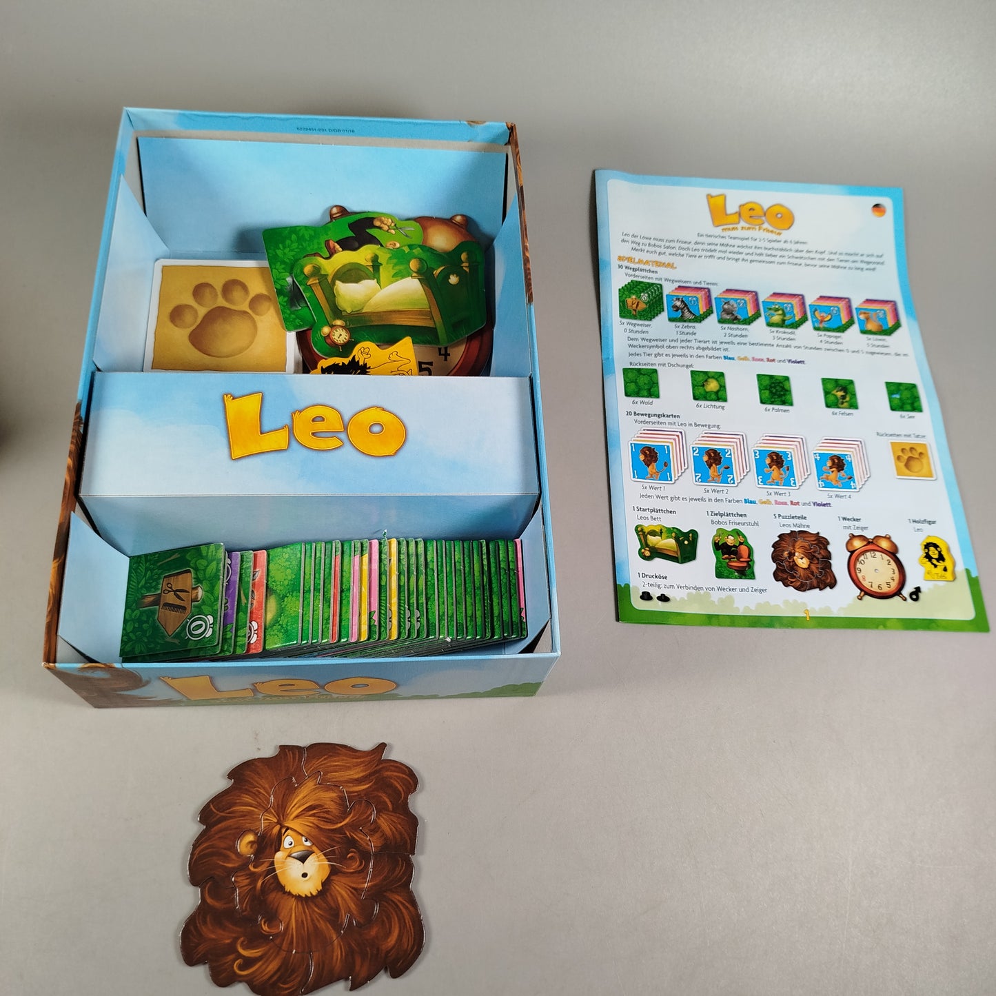 Abacusspiele Leo muss zum Friseur Brettspiel 04161 Neuwertig