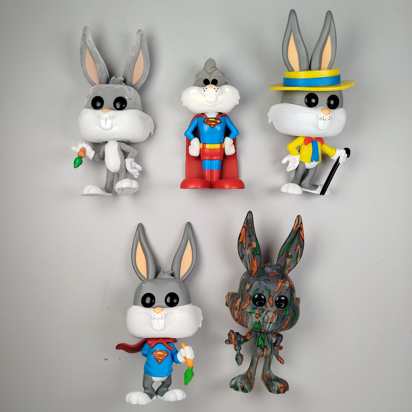 Funko Figuren - Bugs Bunny Varianten - Set von 5