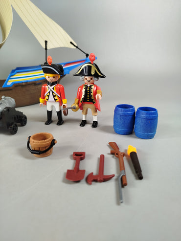 Segelschiff Spielset mit Figuren