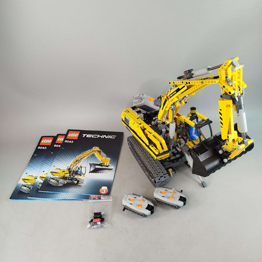 LEGO Technik 8043 Raupenbagger ⚙️🧱, gebraucht, ab 10 11 12 Jahre | ✅ geprüft