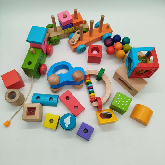 HABA Bundle Zug & Bausteine, gebraucht, ab 1 2 3 Jahre | ✅ geprüft