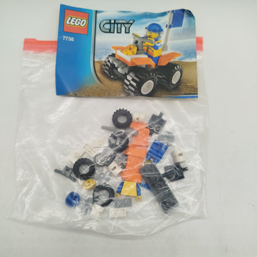 LEGO Bundle City 7736 Quad Bike & Steine, ab 6 7 8 Jahre | ✅ geprüft