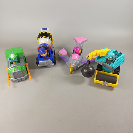 Spin Master Bundle Paw Patrol 4x Fahrzeuge & Hundefiguren