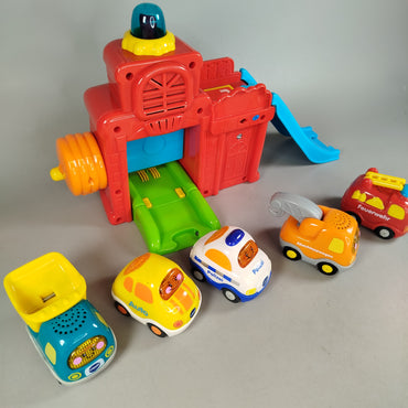 VTech Bundle 6x Feuerwehrhaus Fahrzeuge mit Sound