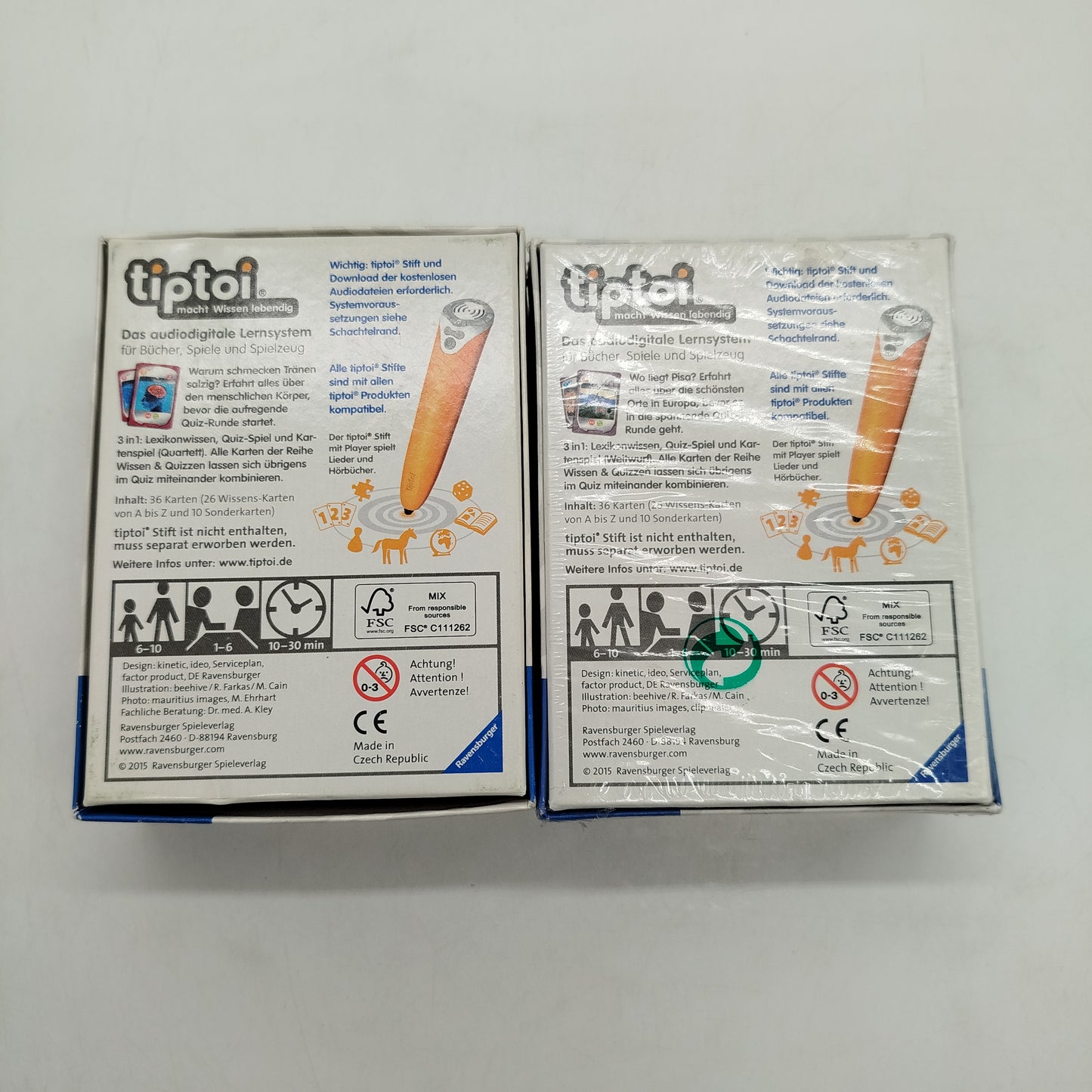 Bundle Ravensburger TipToi Wissen & Quizzen Set
