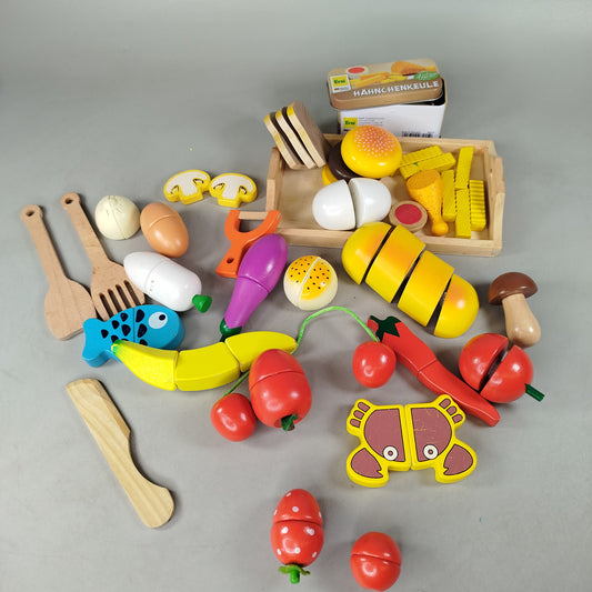 Erzi Bundle Kinderküche Lebensmittel Set von 30, ab 3 4 5 Jahre | ✅ geprüft