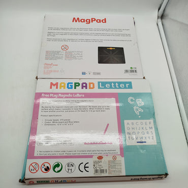 Gowi Bundle MagPad & MagPad Letter 2x Magnettafeln ab 3 4 5 Jahre | ✅ geprüft