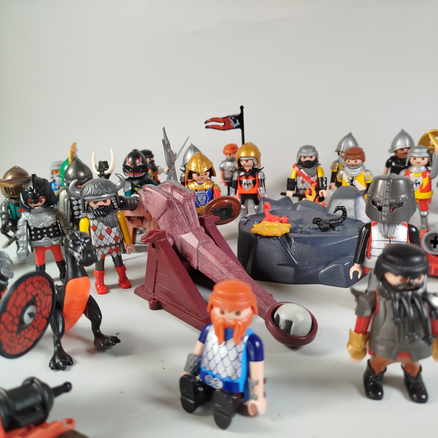 Playmobil Ritter-Spielset mit Figuren und Zubehör - Komplett Ritter-Spielset mit