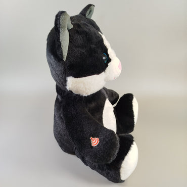 CloudPets Stofftiere- Katze Schwarz-Weiß