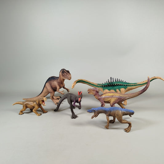 Schleich Dinosaurier Set von 6 Figuren – Urzeit Dinos, sehr gut