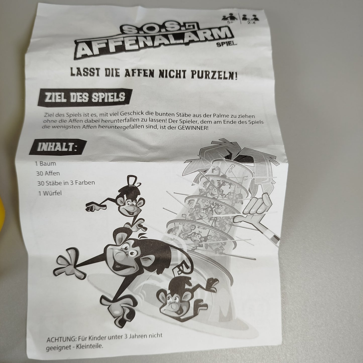 Mattel Games Gesellschaftsspiel - S.O.S Affenalarm