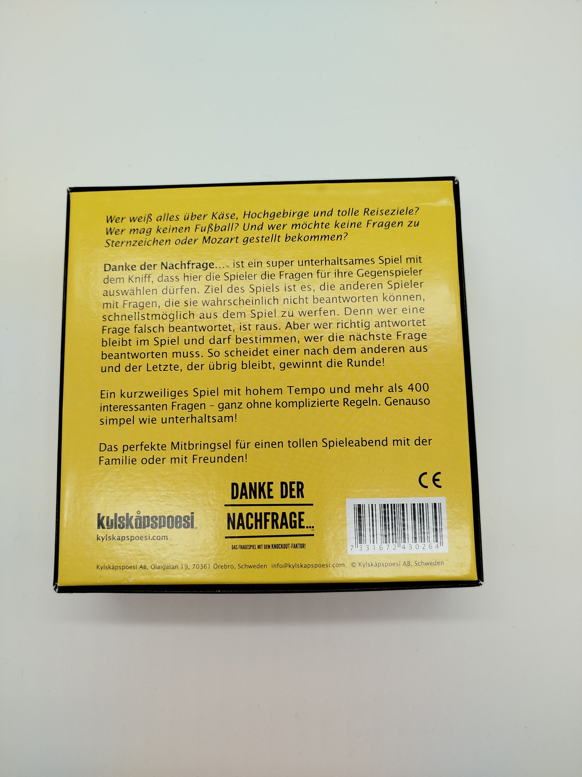 Kulskuossi Danke der Nachfrage – Das Party-Fragespiel