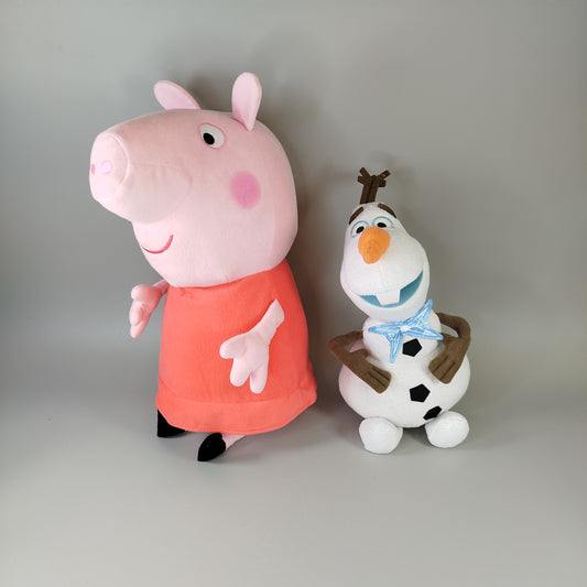 Plüschfiguren - Peppa Wutz & Singender Olaf