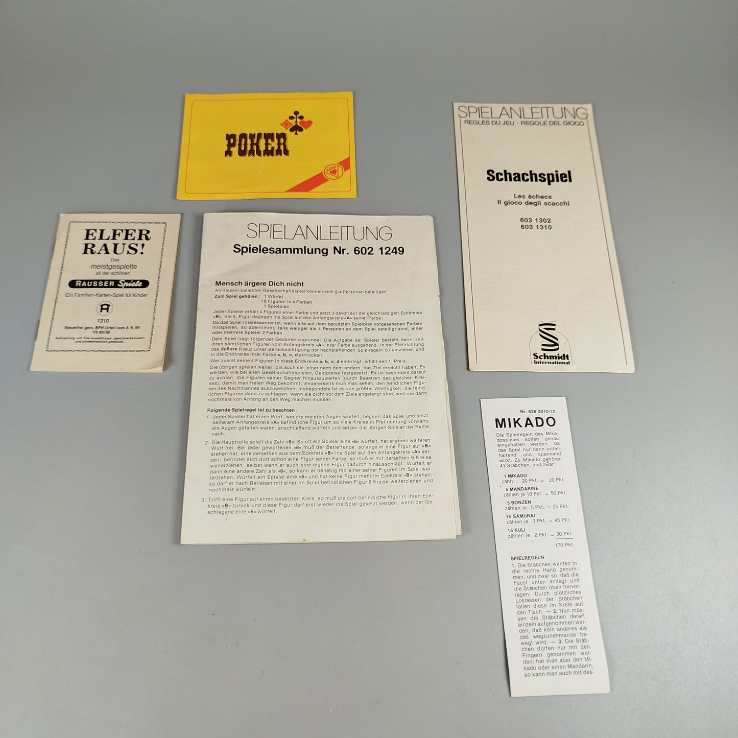 Schmidt Spiele Familien-Spielmagazin Brettspiel-Set, guter Zustand