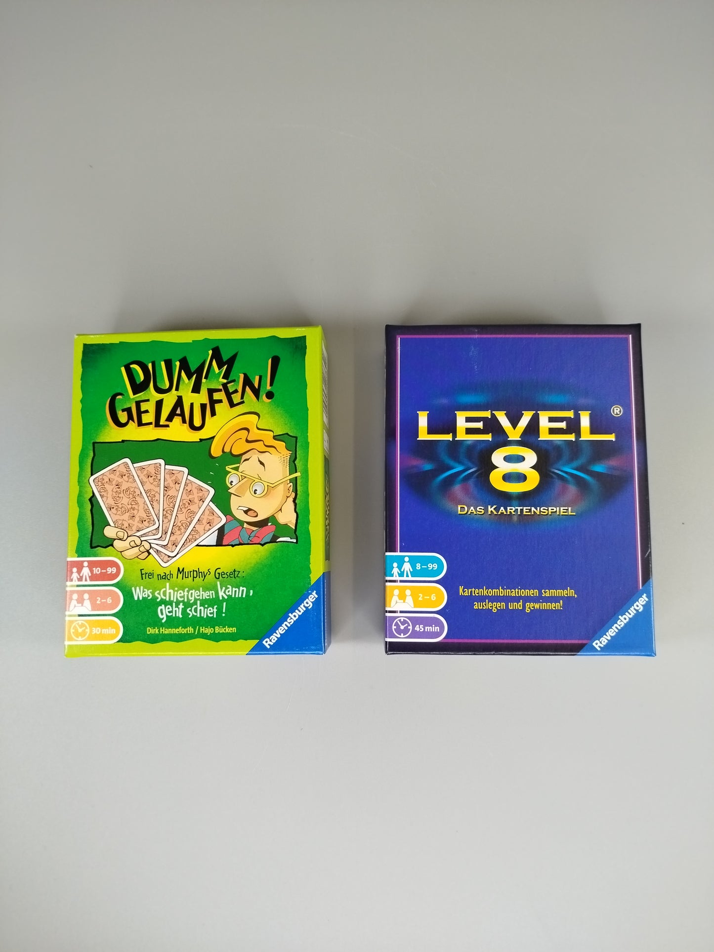 Ravensburger Kartenspiel Set - Dumm Gelaufen & Level 8