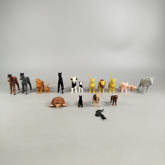 Bundle Playmobil 19x Tierfiguren Set, gebraucht, ab 3 Jahre