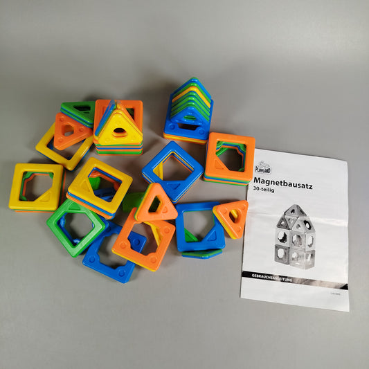 Playland Magnetisches Konstruktionsspielzeug 30-teiliges Set