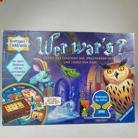 Ravensburger Wer war's? Brettspiel - Kinderspiel des Jahres 2008