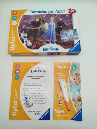 Ravensburger Puzzle-Set mit Buch - 2x24 Teile