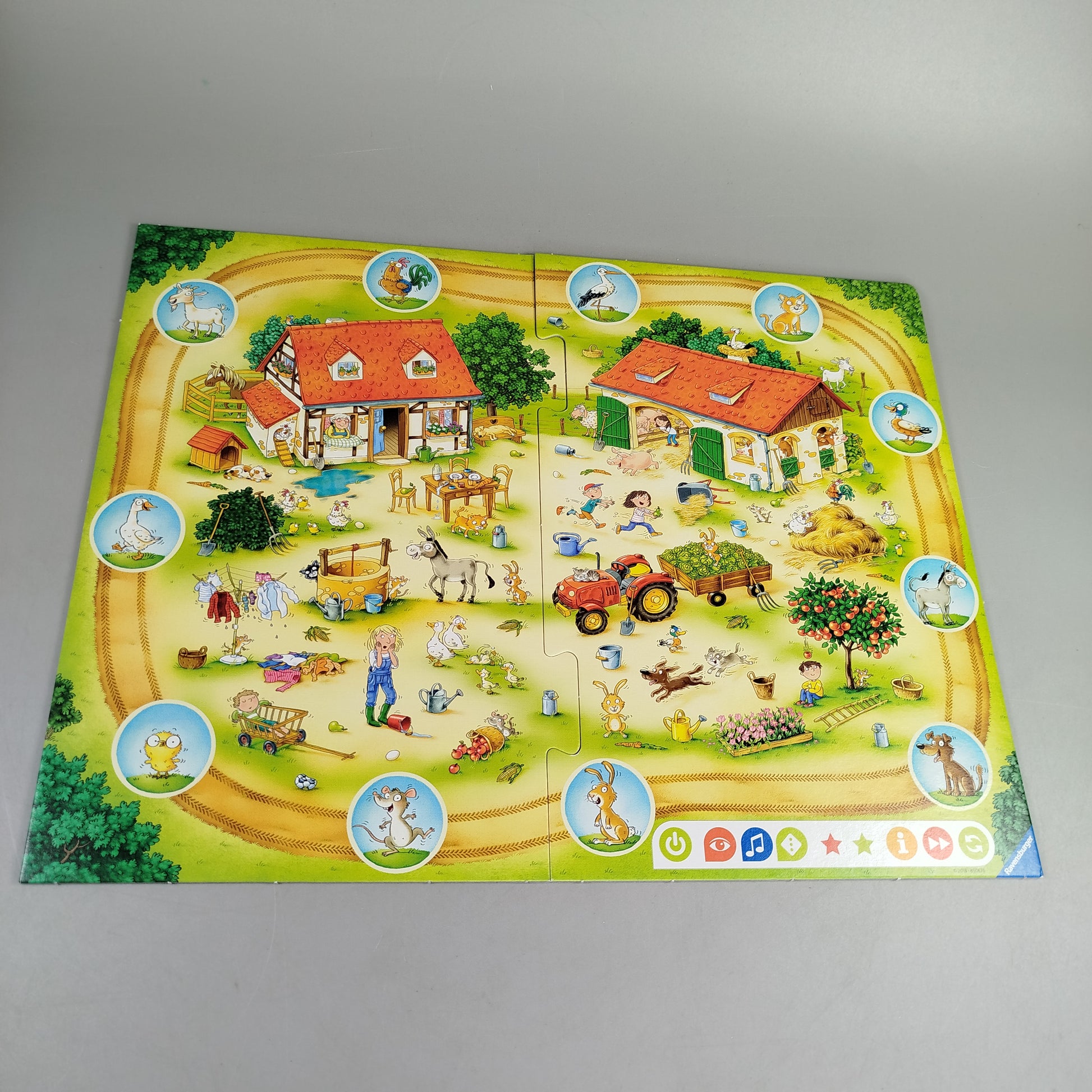 Ravensburger Tiptoi Lernspiel Rätselspaß auf dem Bauernhof, OVP