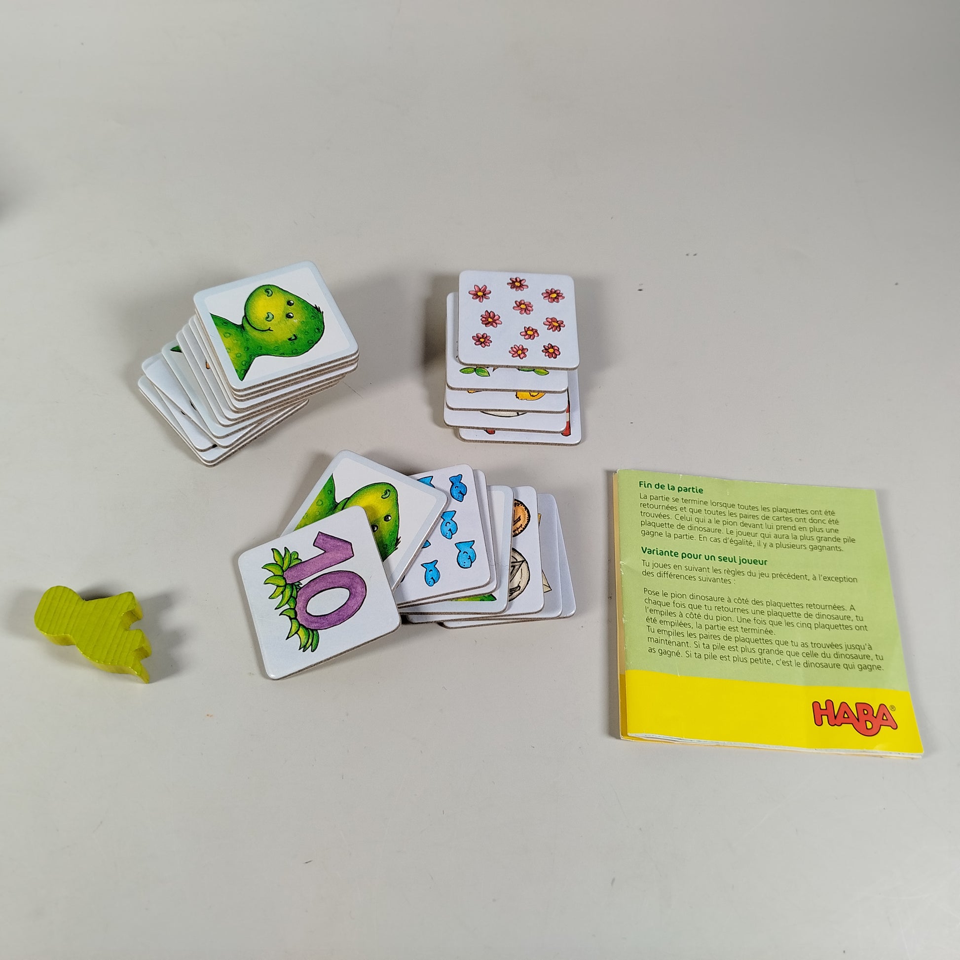 HABA, Noris Spiele- und Kartenset-Bundle: Pantomime, Zahlen-Dino, Quartett un