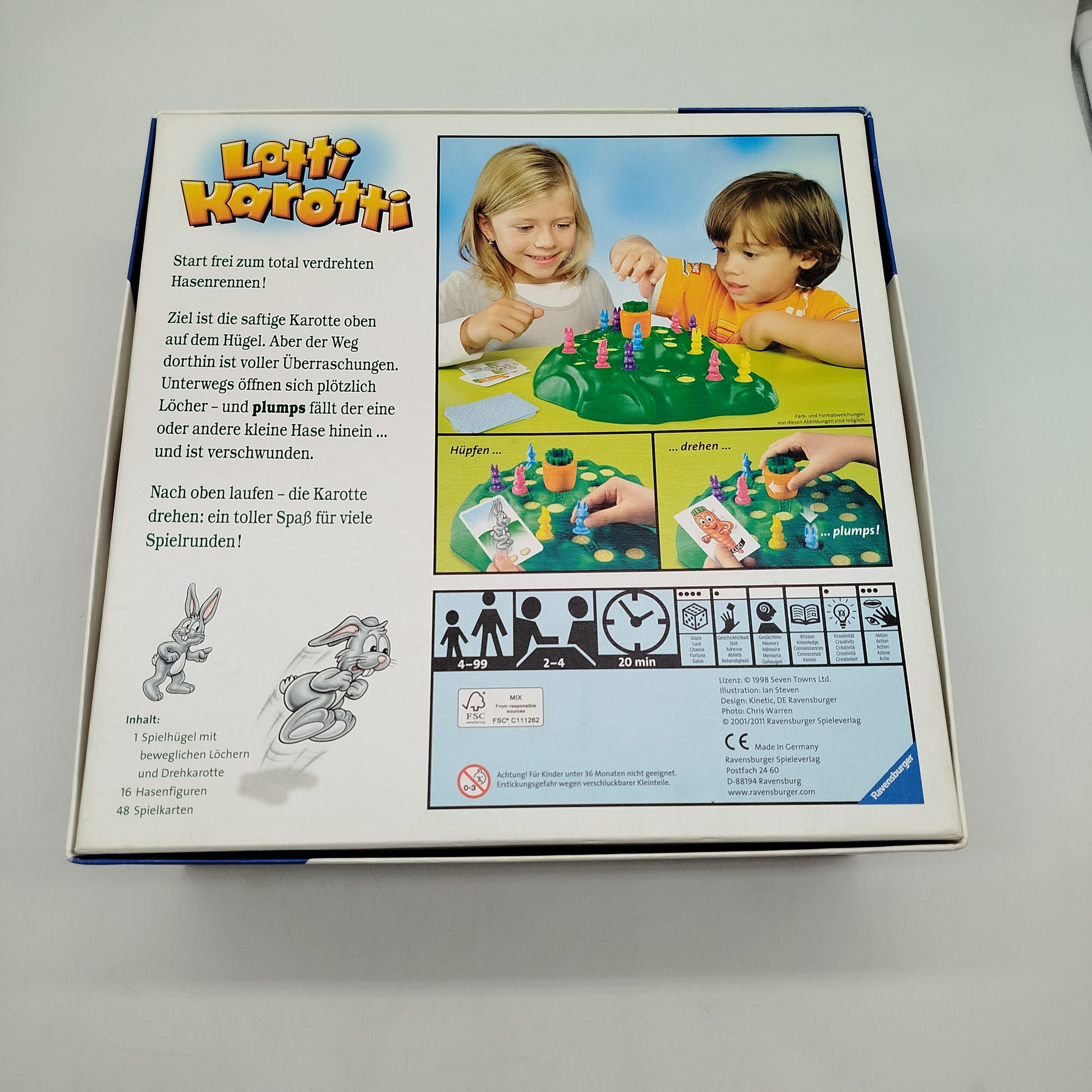 Ravensburger Brettspiel – Lotti Karotti, ohne OVP